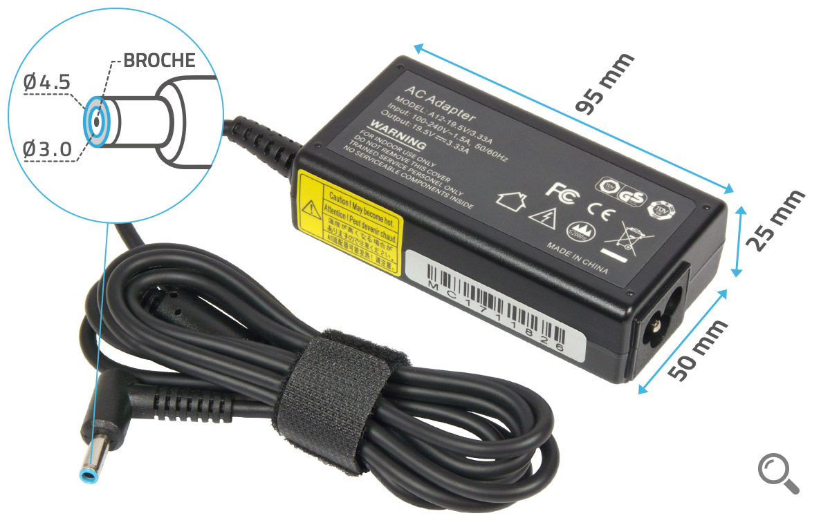 Chargeur/Alimentation pour HP ELITEBOOK FOLIO 1040 G1