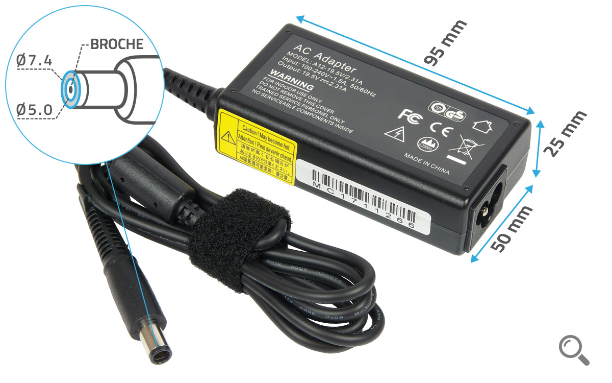 Chargeur/Alimentation pour HP PROBOOK 450 G2 (N0Z36ET)