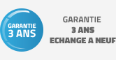 Ce chargeur est garanti 3 ans par échange à neuf